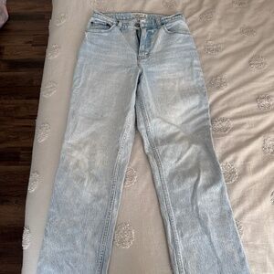 Abercrombie Curve Love 90’s Straight Ultra High Rise Jeans